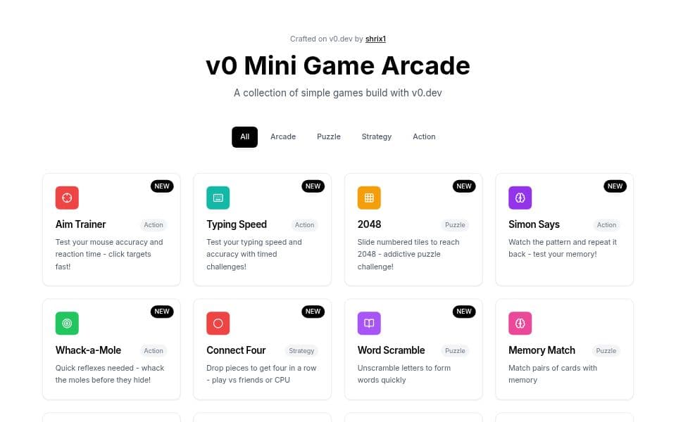 v0 games