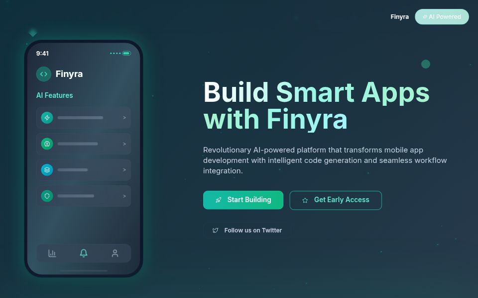 Mobile app website