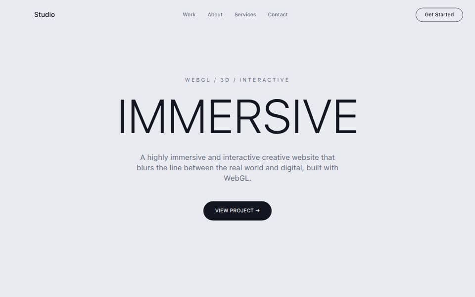 Immersive 3D Studio