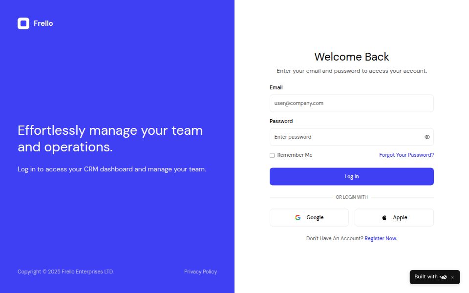 Login Page