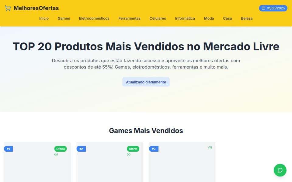 melhores ofertas mercado livre