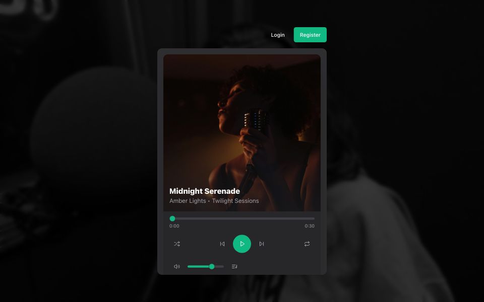 Music player app
