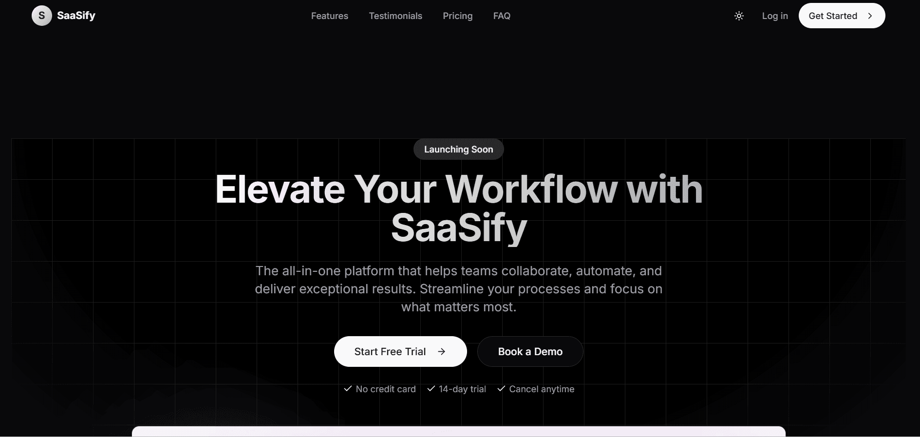 Saas Landing Page