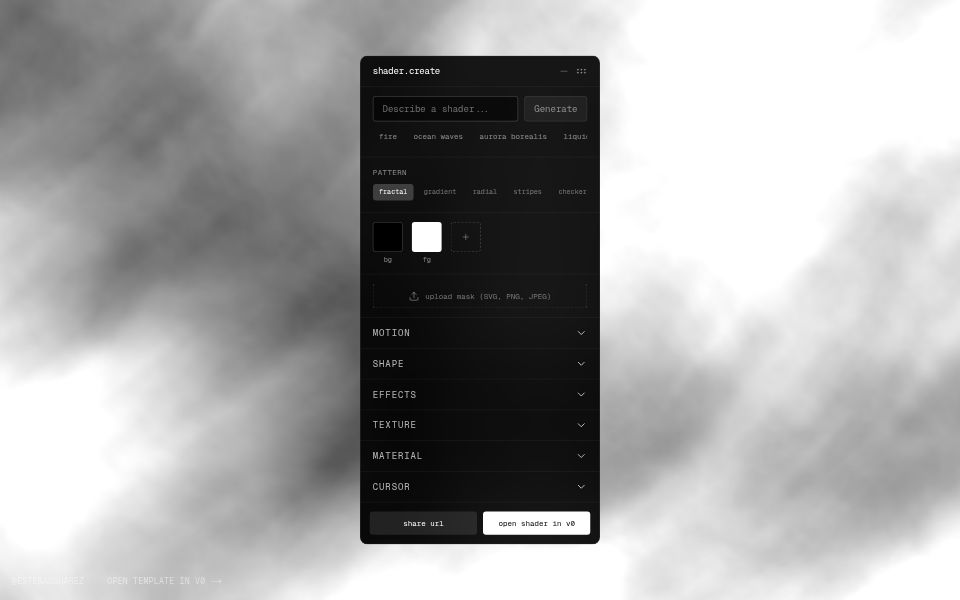 Shader generator