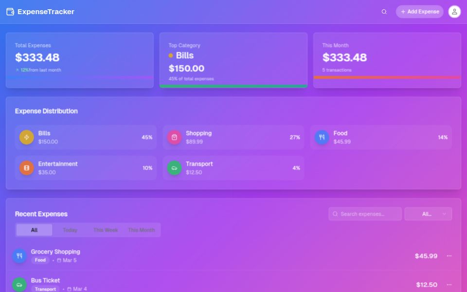 Expense Tracker