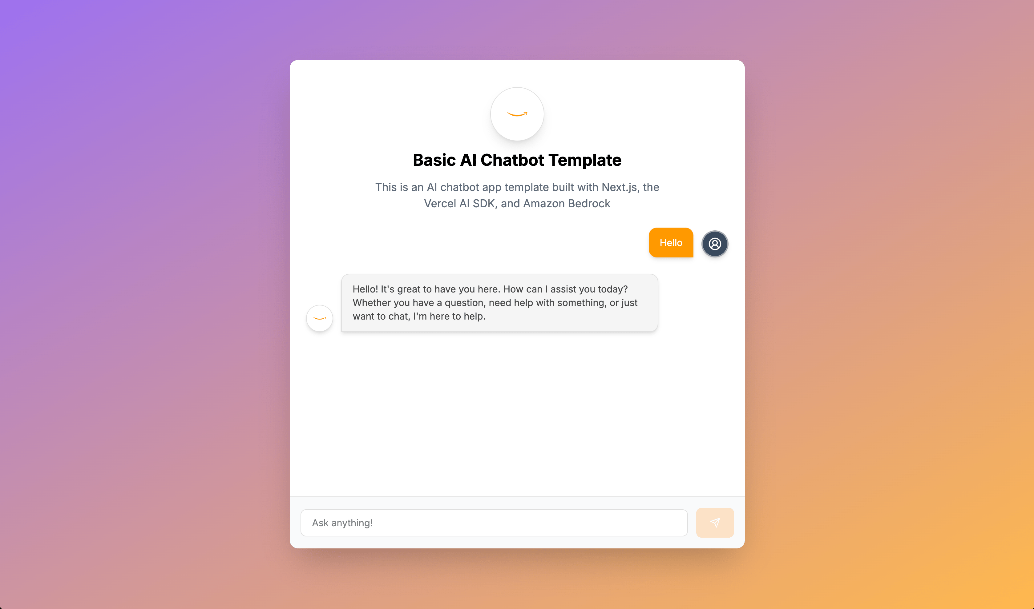 Amazon Bedrock Chatbot