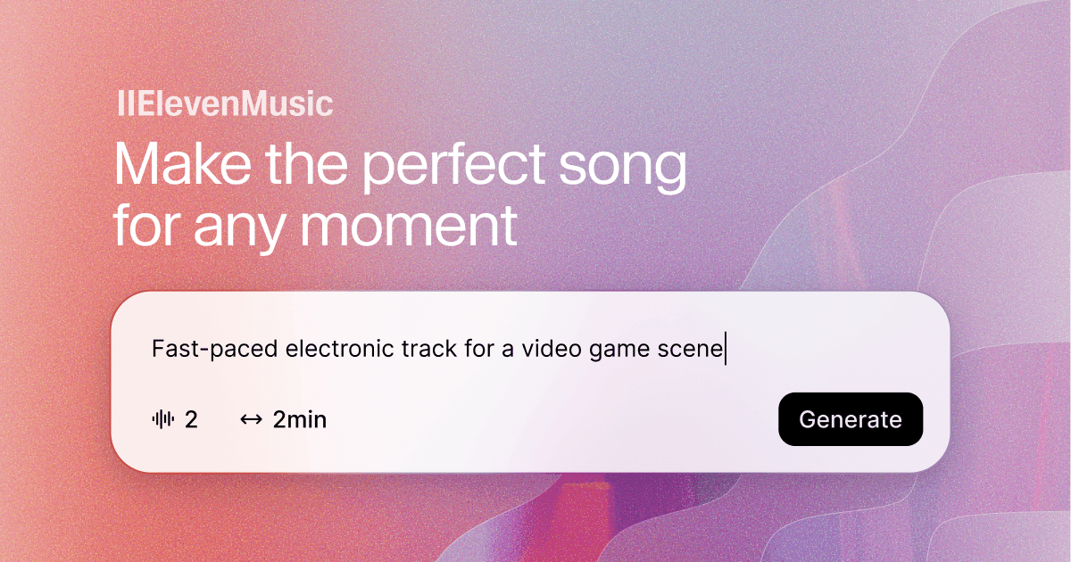 ElevenLabs Music Starter