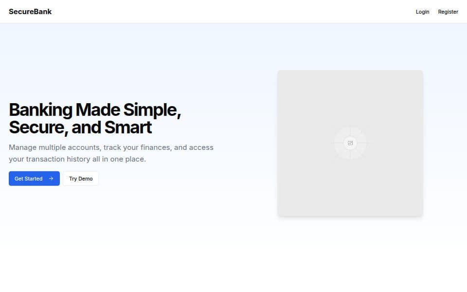 Online banking app